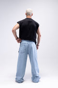 LIGHT-WASHED DENIM